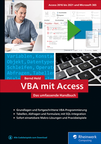Abbildung von: VBA mit Access - Rheinwerk