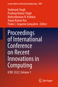 Cover: Proceedings of International Conference on Recent Innovations in Computing - Springer
