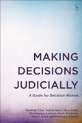 Bild: Making Decisions Judicially - Hart Publishing