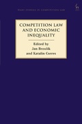 Cover: Competition Law and Economic Inequality - Hart Publishing