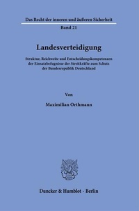 Abbildung von: Landesverteidigung. - Duncker & Humblot