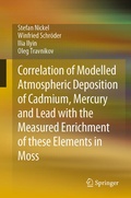 Bild: Correlation of Modelled Atmospheric Deposition of Cadmium, Mercury and Lead with the Measured Enrichment of these Elements in Moss - Springer