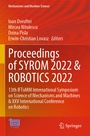 Cover: Proceedings of SYROM 2022 & ROBOTICS 2022 - Springer
