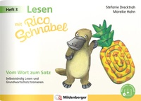 Abbildung von: Lesen mit Rico Schnabel, Heft 3: Vom Wort zum Satz - Mildenberger Verlag GmbH