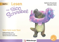 Abbildung von: Lesen mit Rico Schnabel, Heft 4: Vom Satz zum Text - Mildenberger Verlag GmbH