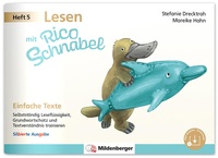 Enlarge image Cover: Lesen mit Rico Schnabel, Heft 5: Einfache Texte - silbierte Ausgabe - Mildenberger Verlag GmbH