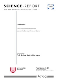 Abbildung von: Entwicklung schmelzgesponnener Islands-in-the-Sea Lignin-Precursor-Garne - Logos Berlin