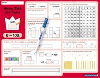Abbildung von: Meine Zahl des Tages 0-100 - wiederbeschreibbare Lerntafel mit Stift - Mathematik - Sternchenverlag