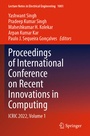 Cover: Proceedings of International Conference on Recent Innovations in Computing - Springer