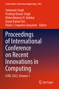 Cover: Proceedings of International Conference on Recent Innovations in Computing - Springer