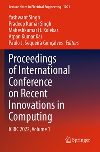 Abbildung von: Proceedings of International Conference on Recent Innovations in Computing - Springer