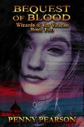 Cover: Bequest of Blood (Wizards of the Vatican, #2) - Seventh Star Press
