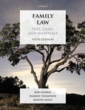 Cover: Family Law - Oxford University Press