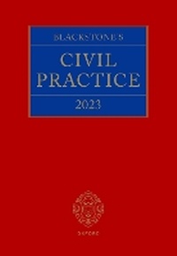 Abbildung von: Blackstone's Civil Practice 2023 - Oxford University Press