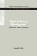 Cover: Population and Development - RFF Press