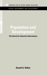Bild vergrößern Bild: Population and Development - Resources for the Future Press (RFF Press)