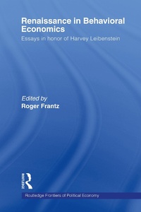 Enlarge image Cover: Renaissance in Behavioral Economics - Routledge