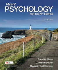 Enlarge image Cover: Myers' Psychology for the AP (R) Course - Worth Publishers Inc.,U.S.