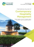 Cover: Past, Present, and Future of Hospitality Research. - Emerald Publishing Limited