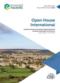 Cover: Learned Lessons and Design Implementations towards Sustainable Architecture - Emerald Publishing Limited