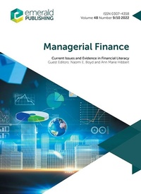 Enlarge image Cover: Current Issues and Evidence in Financial Literacy - Emerald Publishing Limited