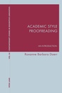 Cover: Academic Style Proofreading - Peter Lang Verlag