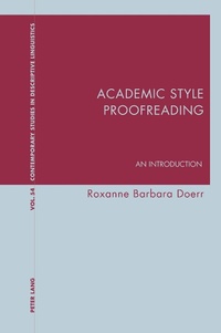 Enlarge image Cover: Academic Style Proofreading - Peter Lang Verlag