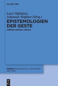 Cover: Epistemologien der Geste - De Gruyter