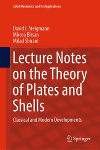 Enlarge image Cover: Lecture Notes on the Theory of Plates and Shells - Springer