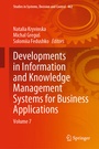 Cover: Developments in Information and Knowledge Management Systems for Business Applications - Springer