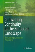 Cover: Cultivating Continuity of the European Landscape - Springer