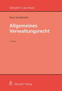 Abbildung von: Allgemeines Verwaltungsrecht - Stämpfli Verlag