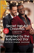 Cover: Secret Heir for Christmas & Tempted by the Bollywood Star - Harlequin Desire