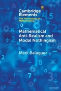 Cover: Mathematical Anti-Realism and Modal Nothingism - Cambridge University Press