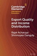 Cover: Export Quality and Income Distribution - Cambridge University Press