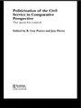 Cover: The Politicization of the Civil Service in Comparative Perspective - Routledge