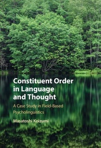 Abbildung von: Constituent Order in Language and Thought - Cambridge University Press