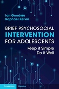 Cover: Brief Psychosocial Intervention for Adolescents - Cambridge University Press