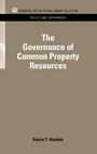 Cover: The Governance of Common Property Resources - Resources for the Future Press (RFF Press)
