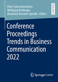 Abbildung von: Conference Proceedings Trends in Business Communication 2022 - Springer Gabler