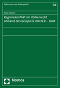 Cover: Regimekonflikt im V&ouml;lkerrecht anhand des Beispiels UNHCR - IOM - Nomos