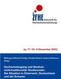 Cover: Hochschulzugang und Studium nicht-traditioneller Studierender: Die Situation in &Ouml;sterreich, Deutschland und der Schweiz - BoD - Books on Demand