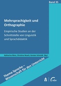 Cover: Mehrsprachigkeit und Orthographie - Schneider bei wbv