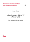 Cover: "Durch unsere St&auml;rke"!? (Amos 6,13) - Hartmut Spenner Verlag