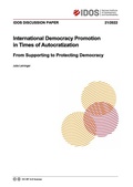 Cover: International democracy promotion in times of autocratization - German Institute of Development and Sustainability (IDOS) gGmbH
