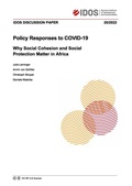 Cover: Policy responses to COVID-19 - German Institute of Development and Sustainability (IDOS) gGmbH