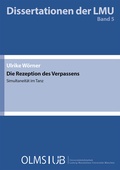 Cover: Die Rezeption des Verpassens - Georg Olms Verlag