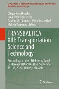 Abbildung von: TRANSBALTICA XIII: Transportation Science and Technology - Springer