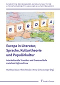 Cover: Europa in Literatur, Sprache, Kulturtheorie und Popul&auml;rkultur - Frank & Timme