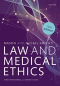 Cover: Mason and McCall Smith's Law and Medical Ethics - Oxford University Press